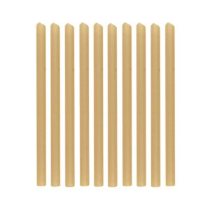 Bobalife bamboo bubble tea straws 10 pack - reusable wide bore for boba