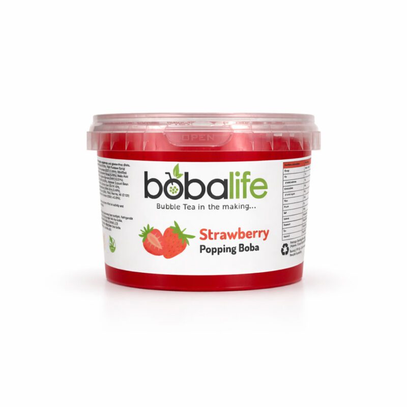 Buy Strawberry Popping Boba 600g | Premium Boba | Bobalife