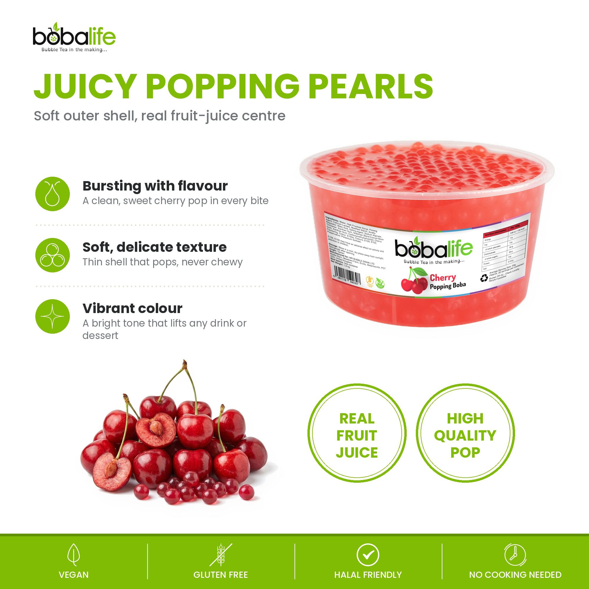 Cherry Popping Boba (1.6kg tub) - Image 3