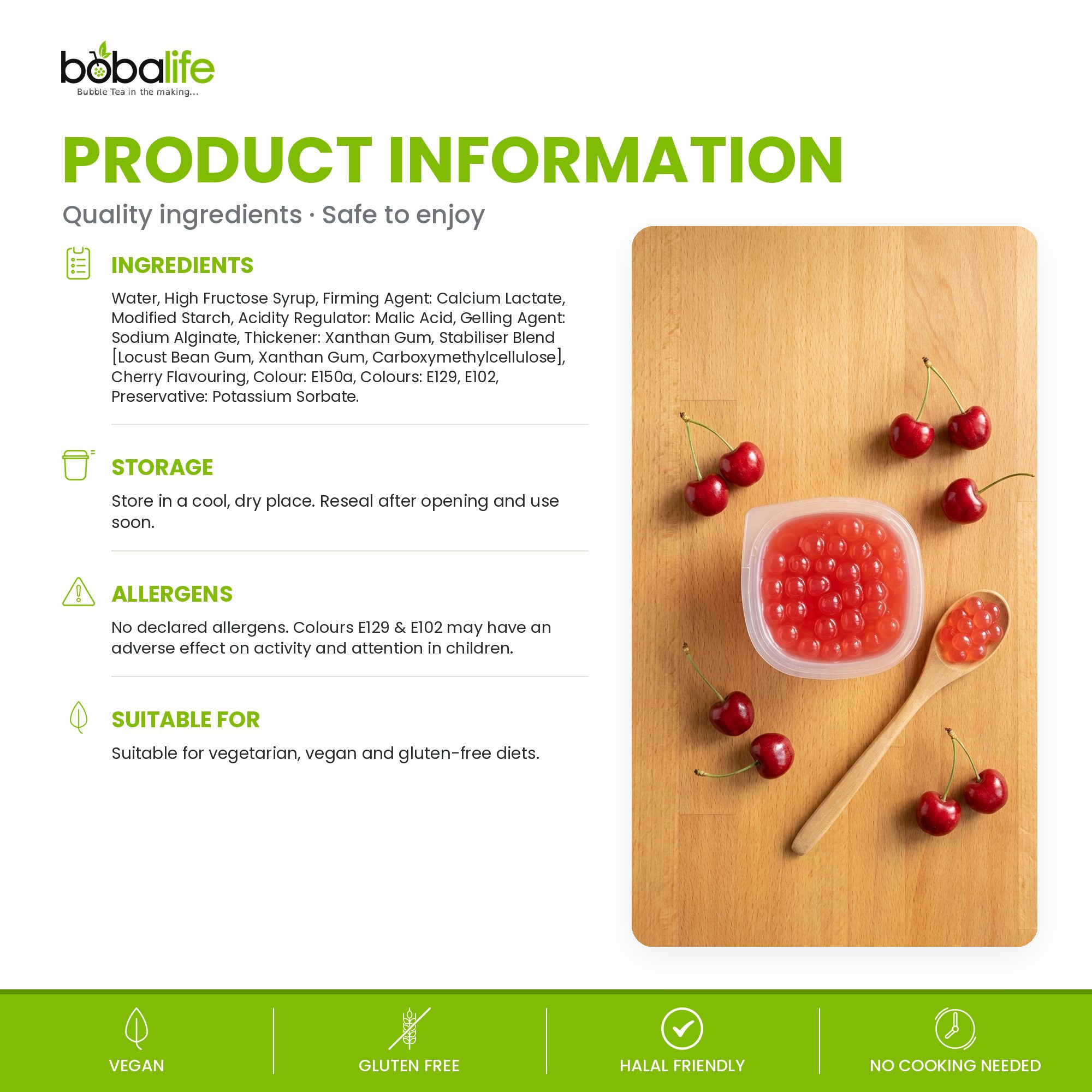 Cherry Popping Boba (100g pot) - Image 6
