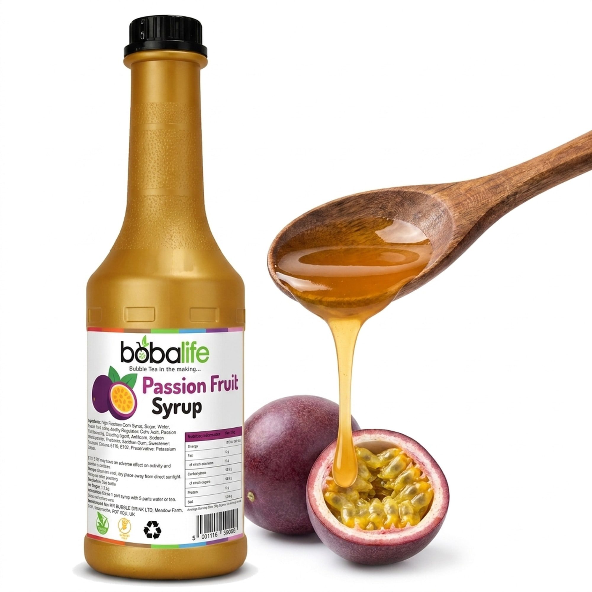 Passion Fruit Flavoured Syrup (1.2kg bottle)