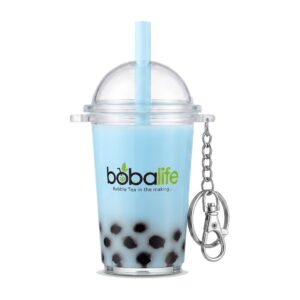 Boba Keyring (Blueberry Blue)
