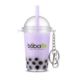 Boba Keyring (Taro Purple)