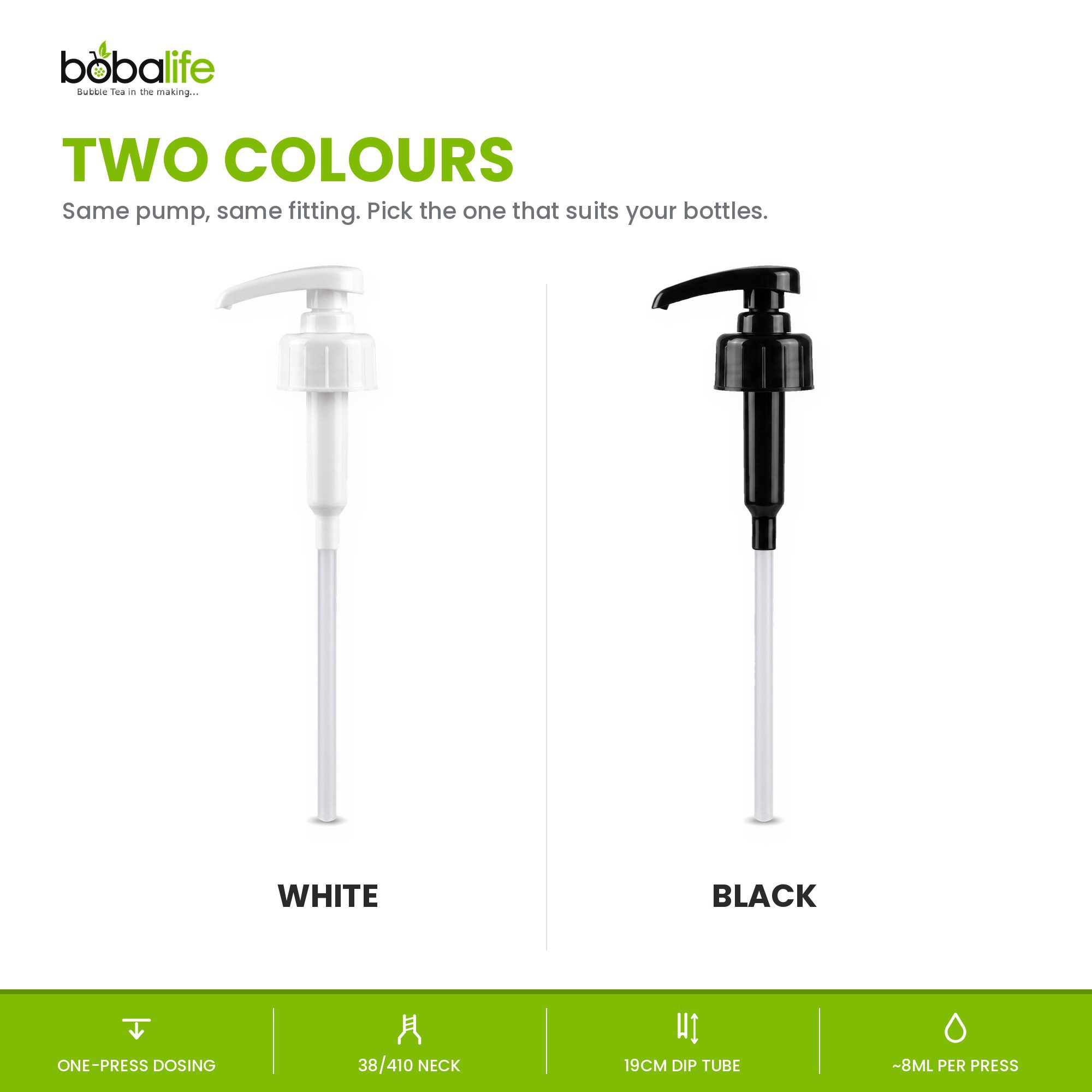 Syrup Pump Dispenser (Black) - Image 4