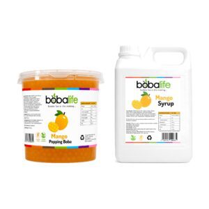 The 50-Drink Bundle: Popping Boba and Syrup, Mango