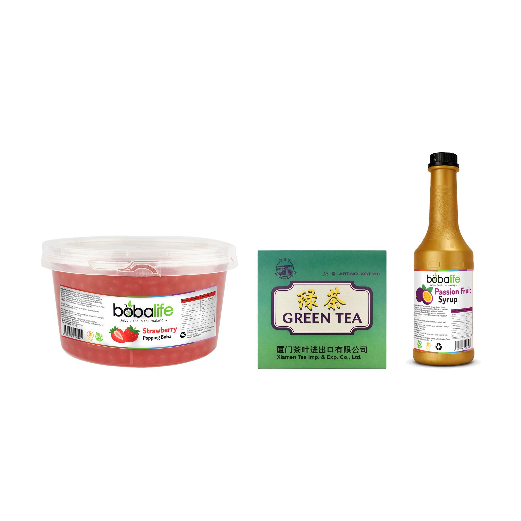 The Fruit Tea Starter Bundle, Strawberry + Passion Fruit